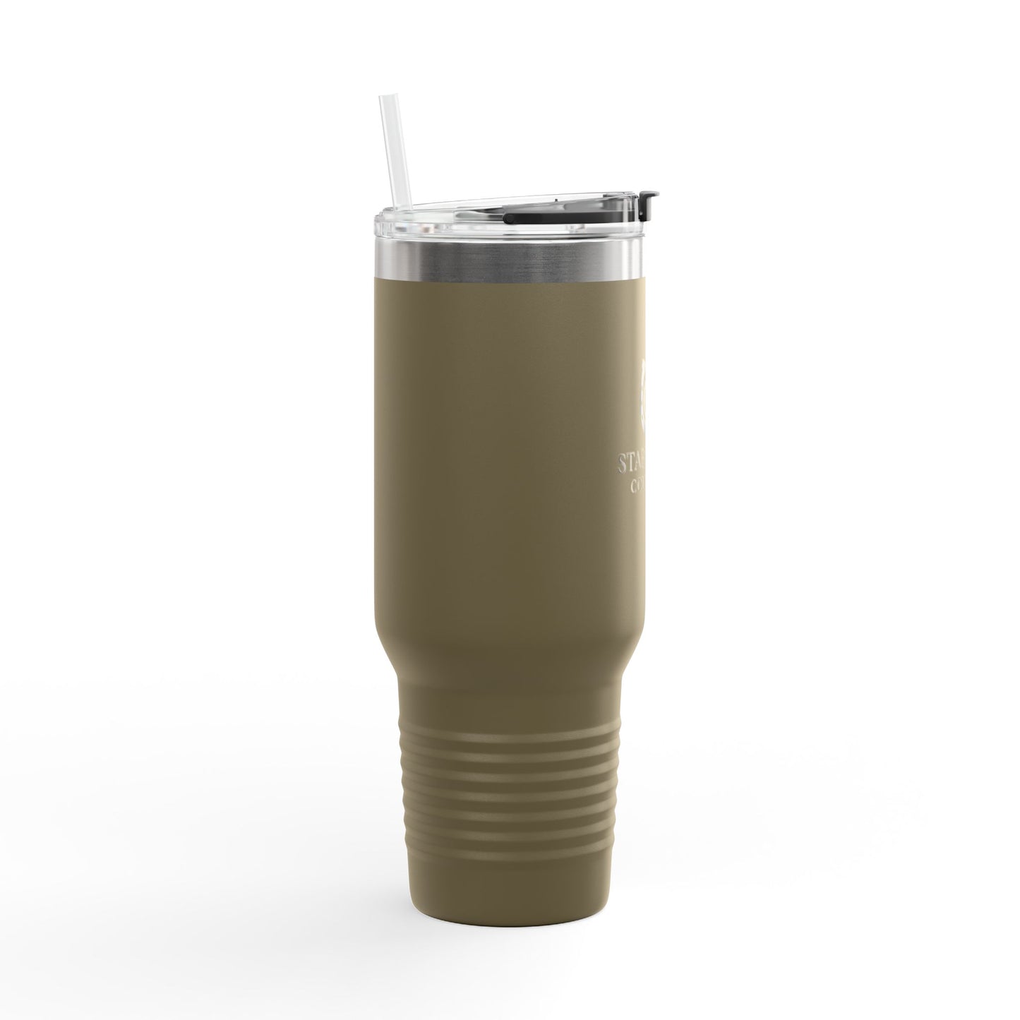 Equestrian 40oz Insulated Travel Mug, Horse Show Tumblr, Gift for Horse Lovers, Stainless Steel