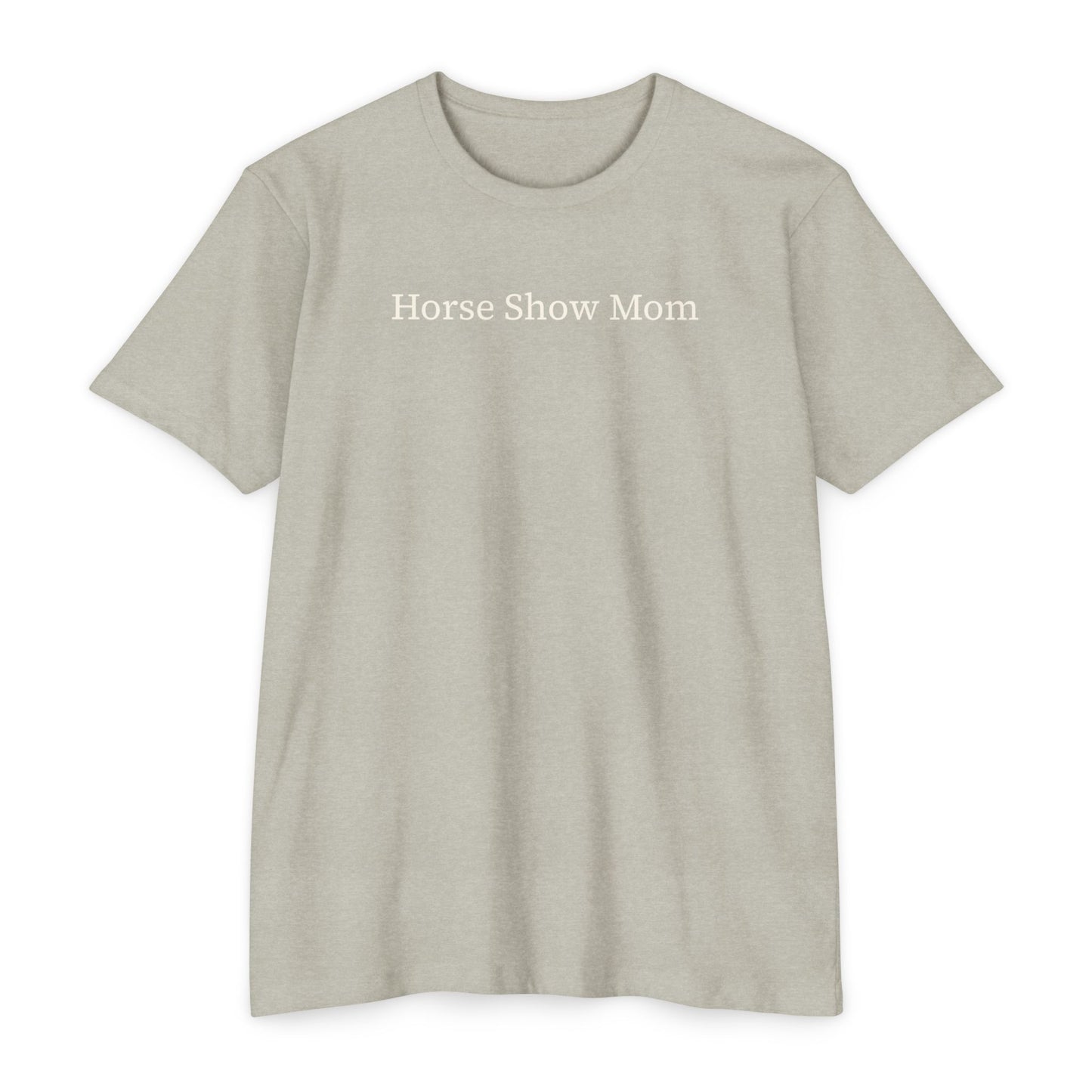 Horse Show Mom T-Shirt, Customizable Parent Tee, Equestrian Gift, Horse Lover Apparel, Sports Event Shirt, Personalize, Jersey T-Shirt