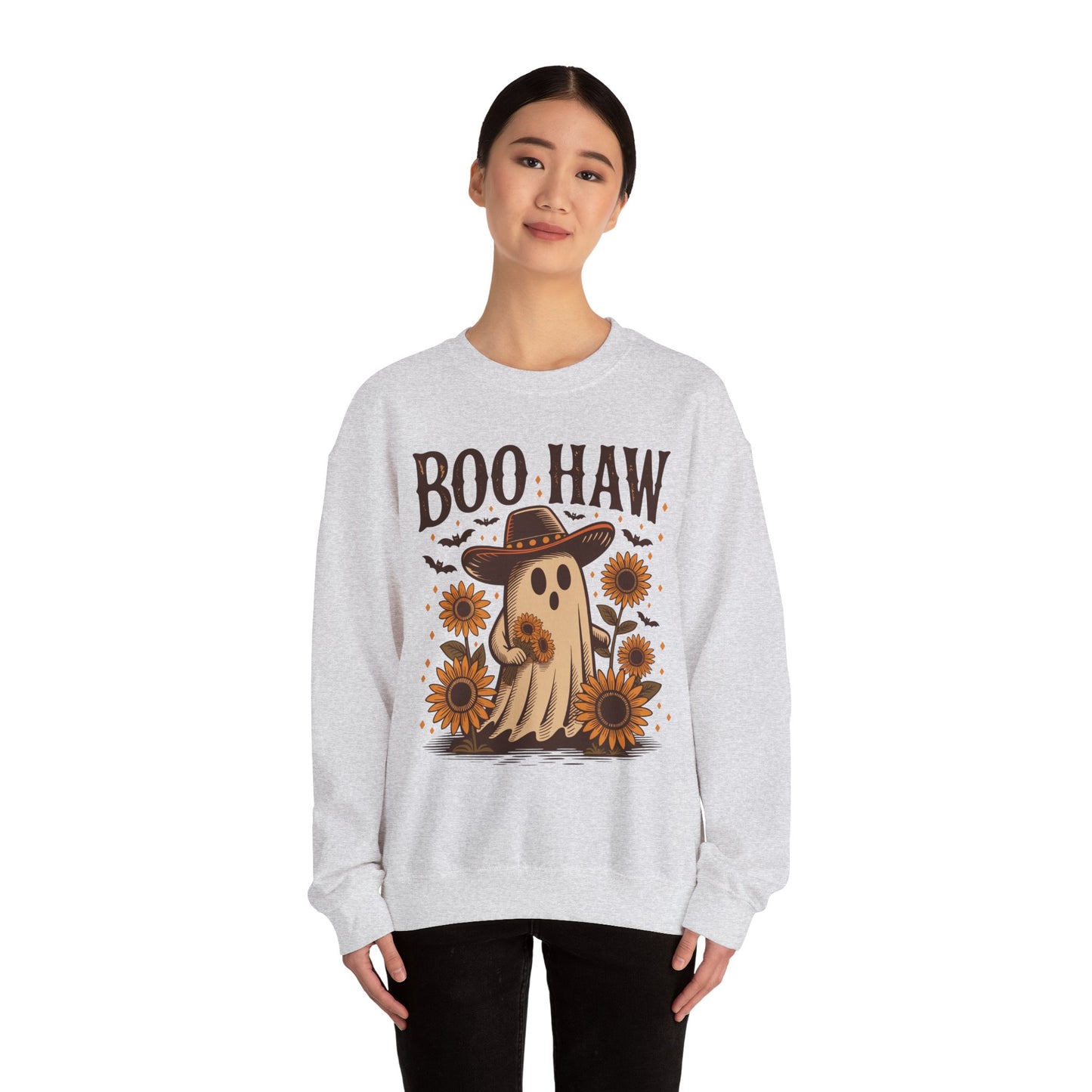 Boo Haw Ghost Crewneck Sweatshirt