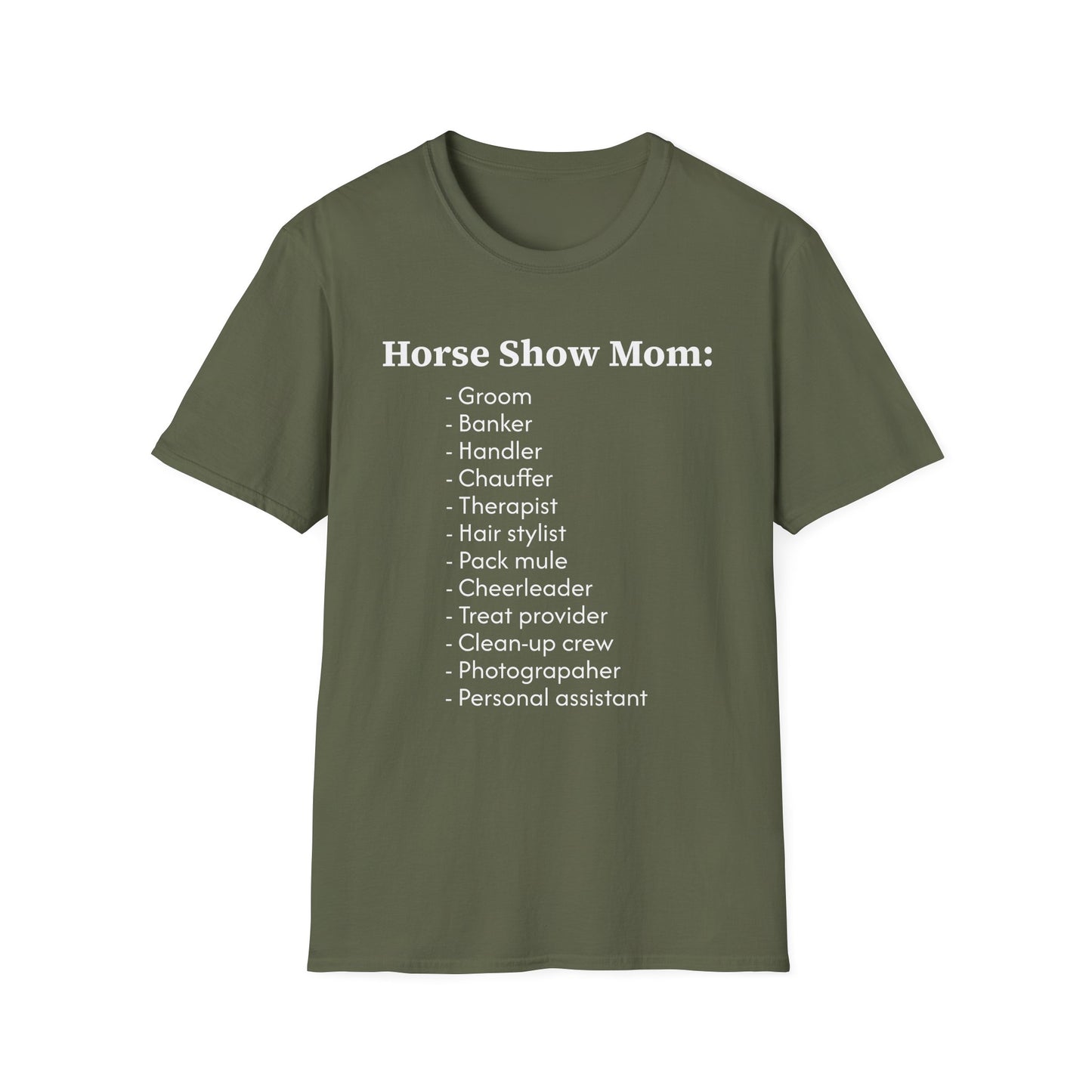 Horse Show Mom T-Shirt