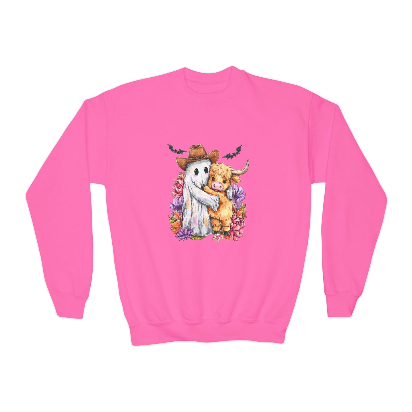 Ghost & Cow Fall Youth Crewneck Sweatshirt
