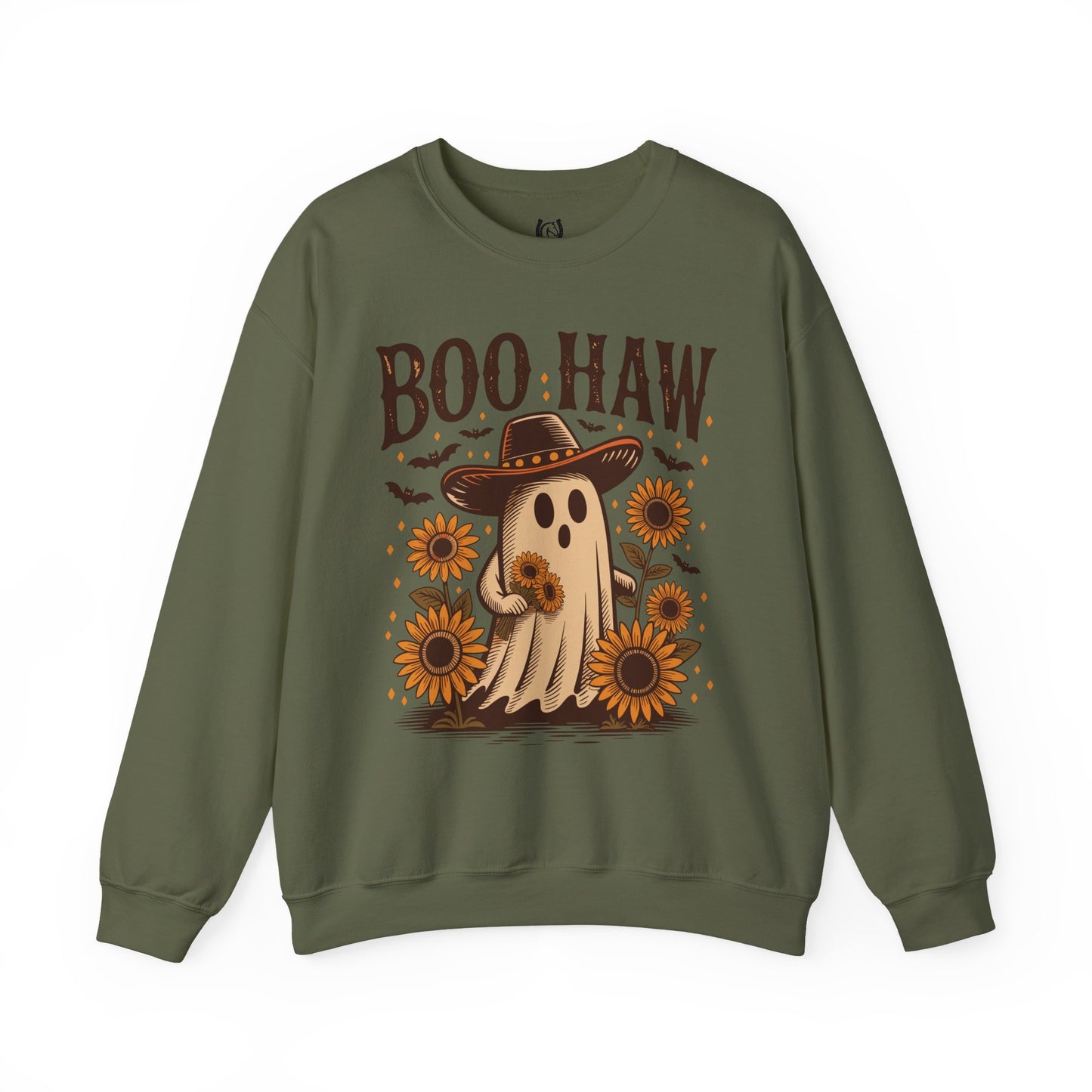 Boo Haw Ghost Crewneck Sweatshirt