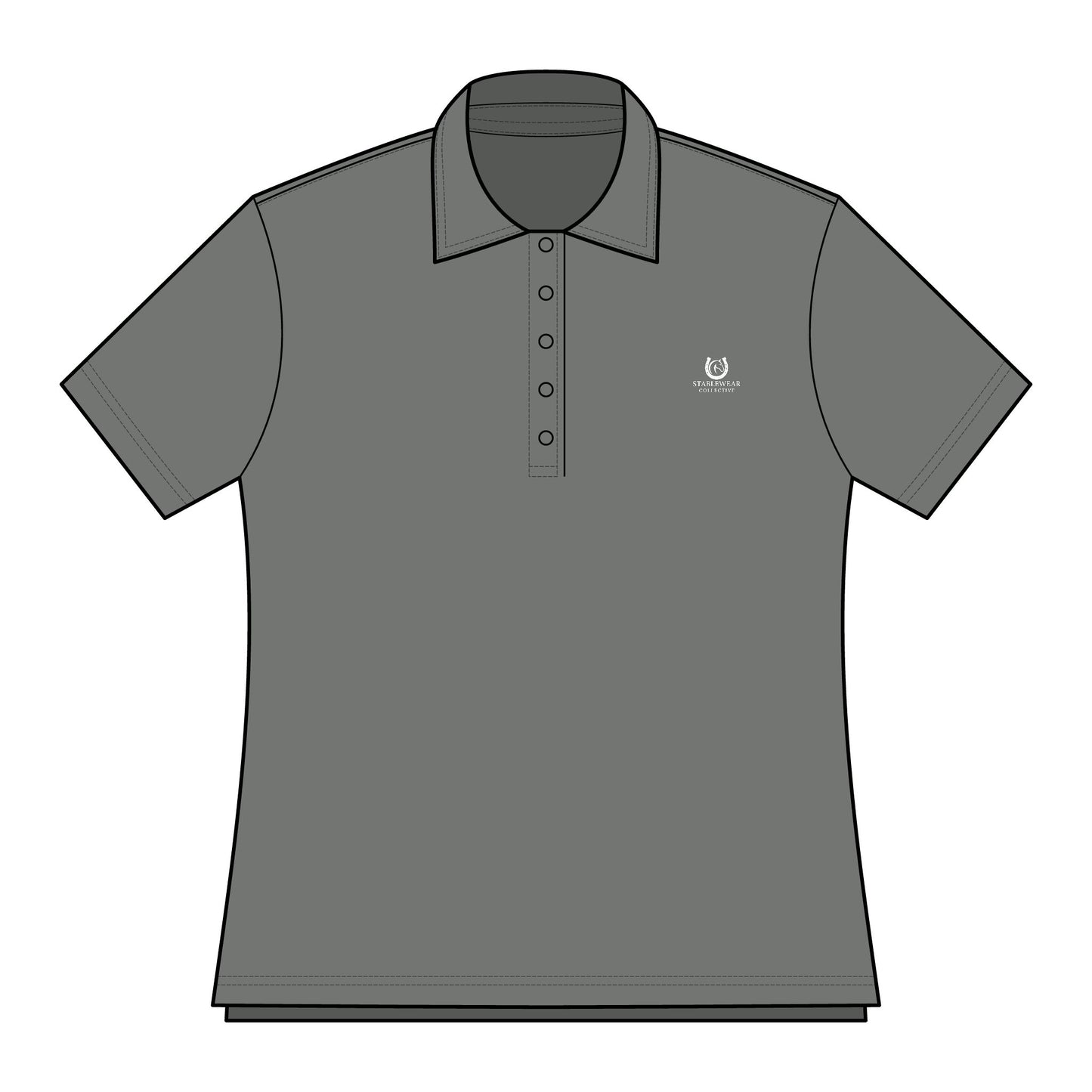 Women's Polo Shirt for Equestrians, Gift for Horse Lovers