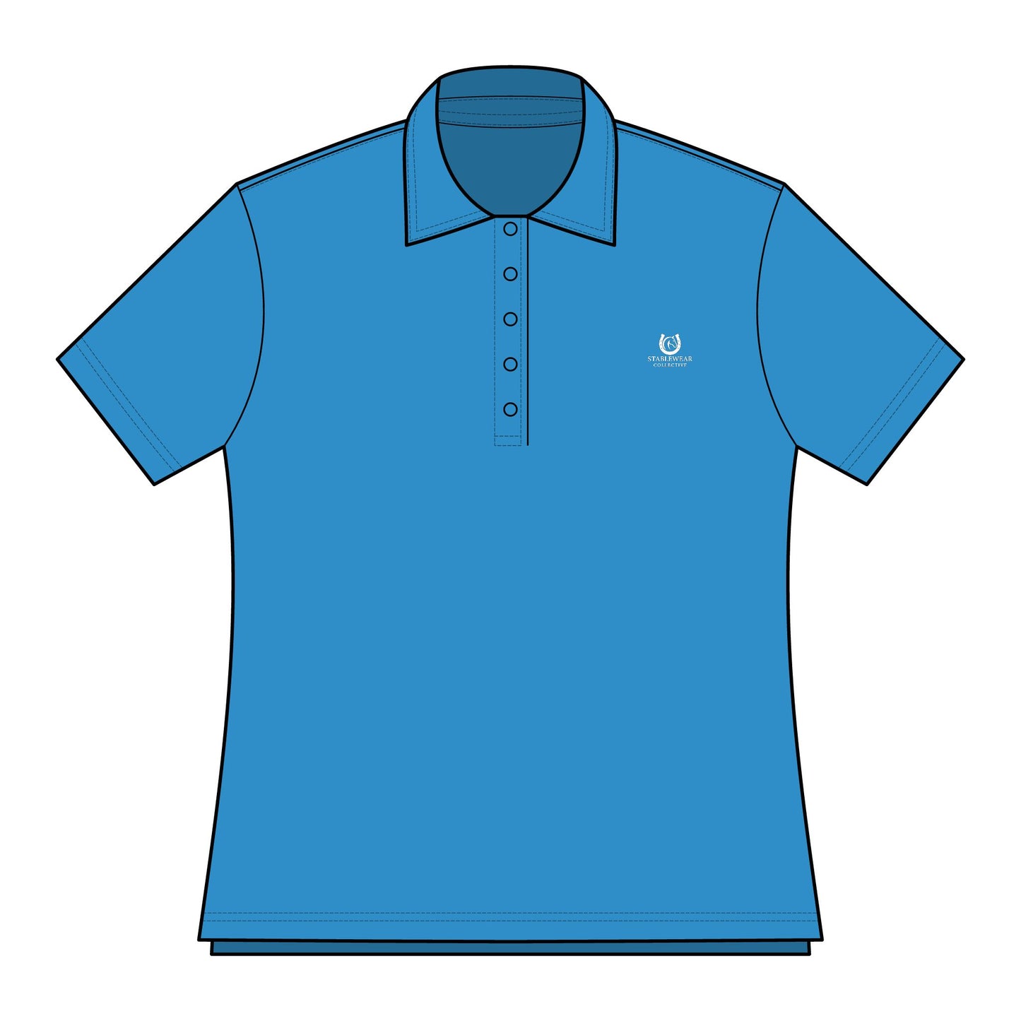 Women's Polo Shirt for Equestrians, Gift for Horse Lovers