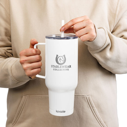 Equestrian 40oz Tumbler, Engraved Insulated Drinkware, Horse Lover Gift