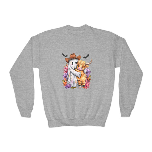 Ghost & Cow Fall Youth Crewneck Sweatshirt