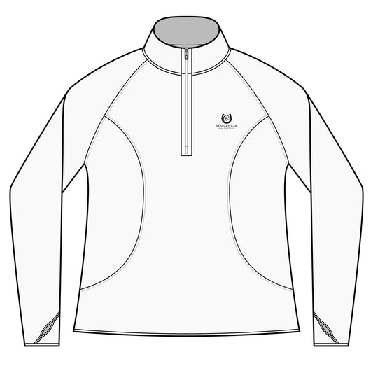 Horse Riding Quarter-Zip Sweatshirt for Equestrians, Gifts for Horse Lovers