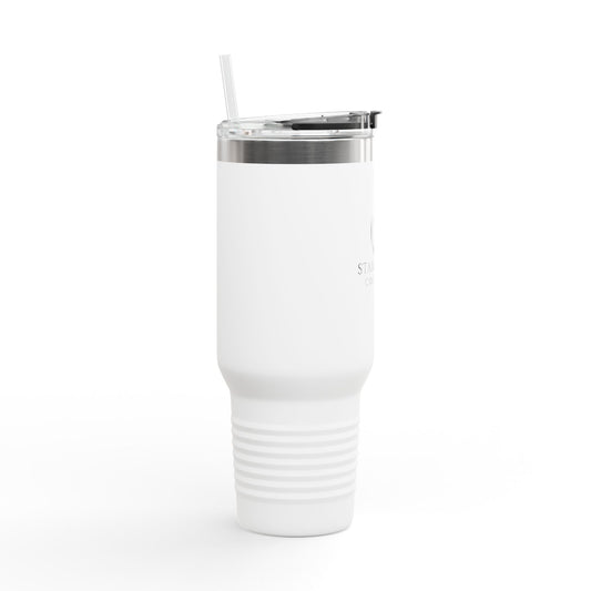 Equestrian 40oz Insulated Travel Mug, Horse Show Tumblr, Gift for Horse Lovers, Stainless Steel