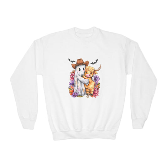 Ghost & Cow Fall Youth Crewneck Sweatshirt