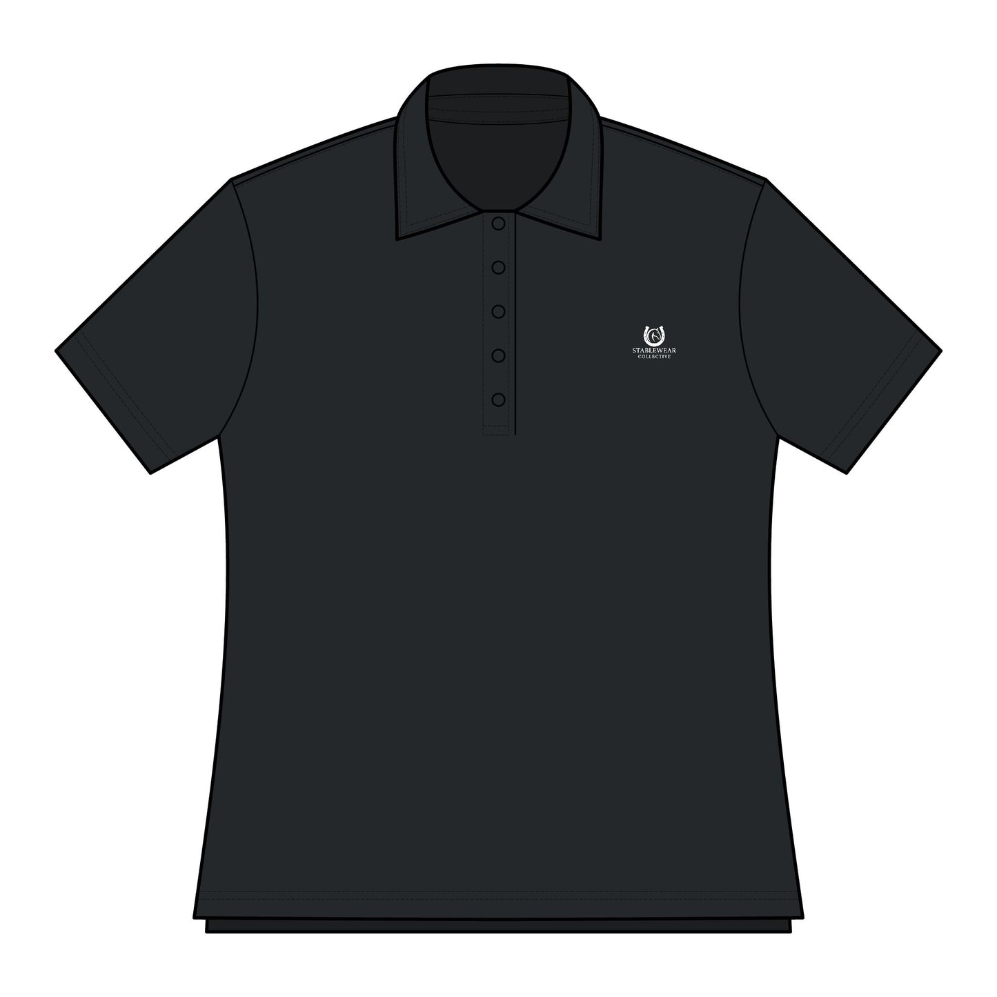 Women's Polo Shirt for Equestrians, Gift for Horse Lovers
